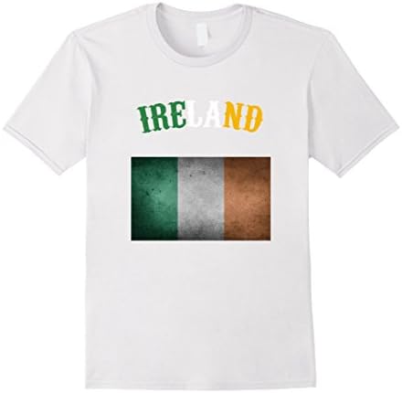 Men's Eurocup 2016 Soccer Ireland T-Shirt Vintage XL White