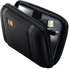 Case Logic Compact Portable Hard Drive Case (Black)
