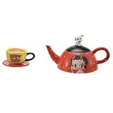 Betty Boop Teapot Salt and Pepper Shaker Set