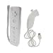 Nintendo Wii Replacement Remote Controller and Nunchuk Controller for Nintendo Wii Console - White
