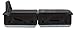 A&R Sports Bob Double Runner Strap-on Skates, Black