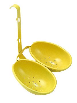 Eddingtons Egg Poacher, Double, Yellow