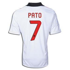 #7 Pato AC Milan Away 10/11 Jersey (Size:L)