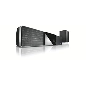 Philips HTS8100 -  Soundbar - DVD Home Cinema System  - With HDMI Upscaling & Ambisound - Black