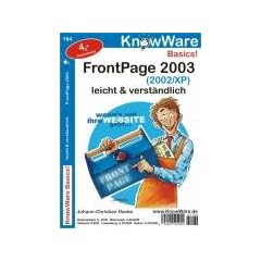 Frontpage 2003 leicht u. verst�ndlich. Leicht & verst�ndlich