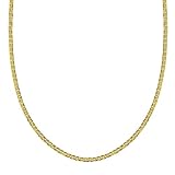 14k Yellow or White Gold Diamond Cut Wheat Chain Necklace