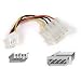 6in Disk Drive Power Converter 5.25in/3.5in
