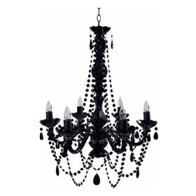 Gypsy Chandelier Light Lamp Large - Black