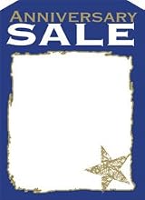 Anniversary Sale - Slotted Tags (100pk) - 5