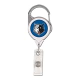 Minnesota Timberwolves Official Retractable Badge Holder Keychain