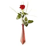 Review Flowers Direct  / Single Red Rose in stylish bud vase - Send Red Valentine's Bouquet of Fresh Flowers