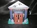 Haunted Crypt votive light, The picture is illustration, the item ships unfinished, completely white