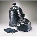 BLACK GARBAGE BAGS, 55 - 60 GALLON, 38X58 2.0 MIL , 100/CASE INDIVIDUALLY FOLDED