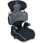 Safe Voyage Booster Seat - Black and Grey w/Red Trim