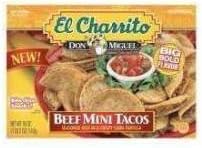 Don Miguel Beef Mini Taco, 5 Ounce -- 12 per case.