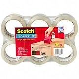 Scotch 3500 High Performance Packaging Tape, 48MMx50M, Clear, 6 Pack. MMM35006