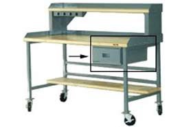 15W X 20D X 6H Bench Drawer - Gray