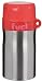 Red Large - FUEL DUO Food Flask - Stainless Steel with snack storage - by Trudeau