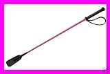 Pink Riding Crop Horse Whip With Leather Slapper Nice Quality