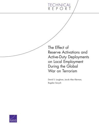The Effect of Reserve Activations and Active-Duty Deployments on Local Employment During the Global War on Terrorism (2006) (Technical Report)