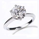 0.75CT ROUND DIAMOND SOLITAIRE ENGAGEMENT RING 14k GOLD