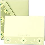 Daisy Border Thank You Notes