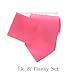 Apparel : New Mens Solid Hot Pink Tie Necktie Hanky Set