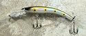 Jlvlures JLV Lures Raptor Minnow Freshwater Diver Psychodot : Walleye Sauger Pike Bass Steelhead Crankbait Deep Troll Tantalizing Curve Body Wobble Kicking Rattle Rattling Trolling Casting Cast Treble Bronze Hook Darting Structure Fishing Gravel Bottom Rock Stump