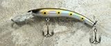 Jlvlures JLV Lures Raptor Minnow Freshwater Diver Psychodot : Walleye Sauger Pike Bass Steelhead Crankbait Deep Troll Tantalizing Curve Body Wobble Kicking Rattle Rattling Trolling Casting Cast Treble Bronze Hook Darting Structure Fishing Gravel Bottom Rock Stump