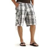 Lee Men Wy Short - Navy Large Plaid 219-9671