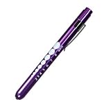 High Quality in Silver Re-useable Pen Torch Free Batteries and Pupil Guage