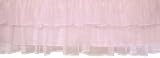 Tulle Triple Layer Crib Skirt in Pink