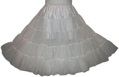 New ICM Girls White Tea Length Crinoline Slip Petticoat