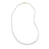 24 14k Yellow Gold 6-6.5mm Freshwater Pearl Necklace