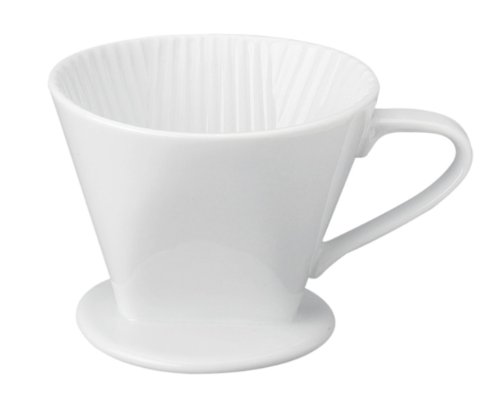 Zojirushi EC-BD15 ECBD15 Fresh Brew Stainless Steel 10-cup Thermal Carafe Coffee Maker + Handy Glass Coffee Mug + Porcelain Coffee Filter Cone Size 4 + Paper Filter 100 Sheets