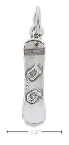 Sterling Silver Snowboard Charm