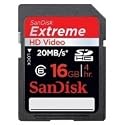 SanDisk Secure Digital High Capacity Card Extreme Video HD 16GB