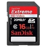 SanDisk Secure Digital High Capacity Card Extreme Video HD 16GB