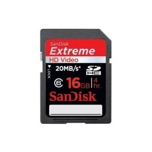 SanDisk Extreme SD 16  GB SDHC Flash Memory Card $27.17