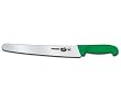 Victorinox Cutlery 10-1/4-Inch Curved Slicing Knife, Green Fibrox Handle Victorinox Cutlery 10-1/4-Inch Curved Slicing Knife, Green Fibrox Handle
