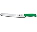 Kitchen & Housewares : R H. Forschner by Victorinox 10-1/4-Inch Curved Slicing Knife, Green Fibrox Handle
