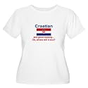 Good Looking Croatian Women's Plus Size Scoop Neck