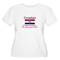 Good Looking Croatian Women's Plus Size Scoop Neck