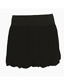 Black Bubble Mini Skirt 3 Inch Elastic Waist Band