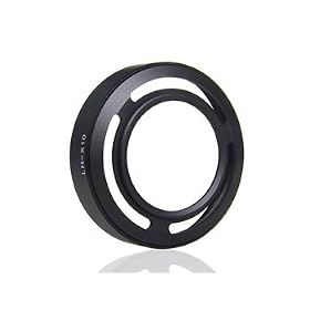 Aluminum Alloy Lens Hood for FUJIFILM FinePix X10 (Black) + Worldwide free shiping