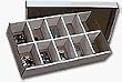 BCW Sorting Tray (10 Slots) - (Bundle of 25) Corrugated Cardboard Storage Box - Baseball, Football, Basketball, Hockey, Nascar, Sportscards, Gaming & Trading Cards Collecting Supplies
