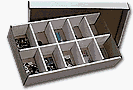 BCW Sorting Tray (10 Slots) - Corrugated Cardboard Storage Box - Baseball, Football, Basketball, Hockey, Nascar, Sportscards, Gaming & Trading Cards Collecting Supplies BCW Sorting Tray (10 Slots) - Corrugated Cardboard Storage Box - Baseball, Football, Basketball, Hockey, Nascar, Sportscards, Gaming & Trading Cards Collecting Supplies
