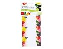 Kitchen Craft Self Adhesive Jam Jar Labels, Fruit Pattern, Pack of 30