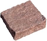 ポルフィードレッド　ピンコロ 石材（27個入り） ガーデニング 舗石