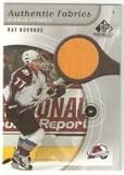 2005-06 SP Game Used Authentic Fabrics #AFRB Ray Bourque - Colorado Avalanche (Piece of Authentic Jersey ) (Hockey Cards)